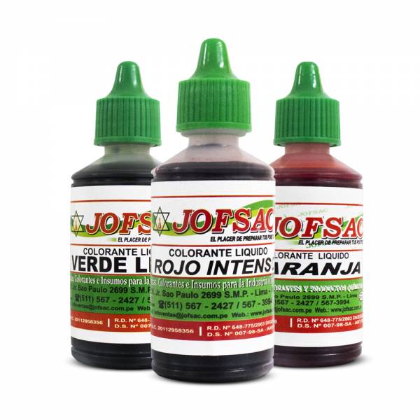 Colorante líquido